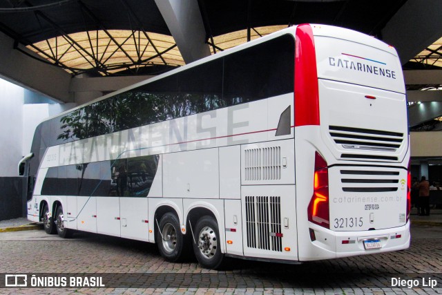 Auto Viação Catarinense 321315 na cidade de Joinville, Santa Catarina, Brasil, por Diego Lip. Número da foto: #13058757.