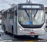 BluMob - Concessionária de Transporte Urbano de Blumenau 9102 na cidade de Blumenau, Santa Catarina, Brasil, por Iago Scheineider. Número da foto: #13056160.