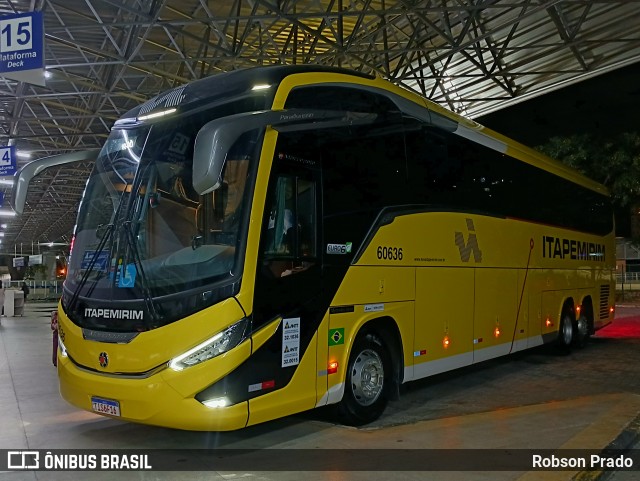 Viação Nova Itapemirim 60636 na cidade de São José dos Campos, São Paulo, Brasil, por Robson Prado. Número da foto: #13011143.