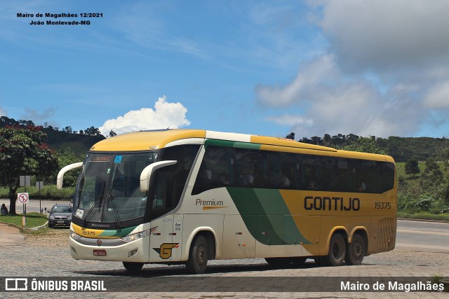 Empresa Gontijo de Transportes 19375 na cidade de João Monlevade, Minas Gerais, Brasil, por Mairo de Magalhães. Número da foto: #13010579.