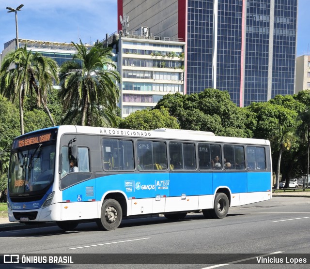 Viação Nossa Senhora das Graças A71537 na cidade de Rio de Janeiro, Rio de Janeiro, Brasil, por Vinicius Lopes. Número da foto: #13009890.