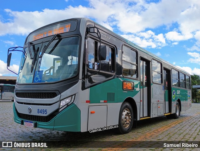 Autotrans Transportes Urbanos e Rodoviários 8495 na cidade de Uberlândia, Minas Gerais, Brasil, por Samuel Ribeiro. Número da foto: #13009438.