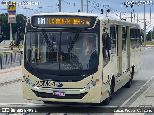 Viação Castelo Branco 25M04 na cidade de Curitiba, Paraná, Brasil, por Lucas Weber Calizario. Número da foto: #13010117.