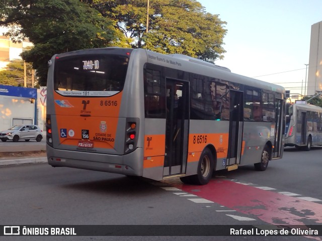 Alfa Rodobus > CooperAlfa 8 6516 na cidade de São Paulo, São Paulo, Brasil, por Rafael Lopes de Oliveira. Número da foto: #13008773.