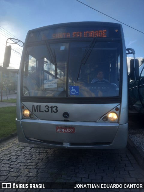 Auto Viação Mercês ML313 na cidade de Curitiba, Paraná, Brasil, por JONATHAN EDUARDO CANTOR. Número da foto: #13009923.