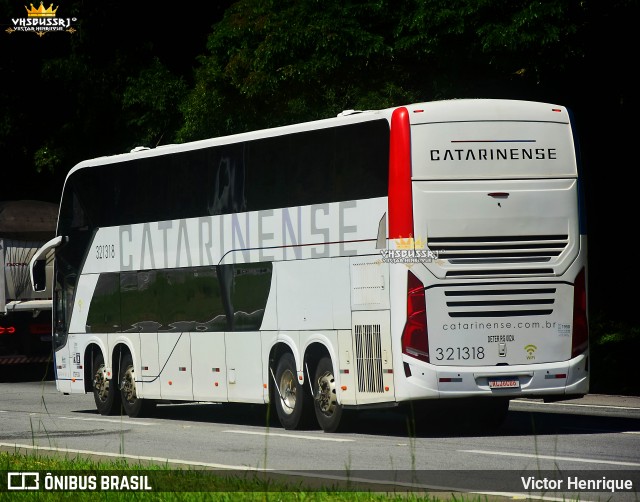 Auto Viação Catarinense 321318 na cidade de Petrópolis, Rio de Janeiro, Brasil, por Victor Henrique. Número da foto: #13010576.