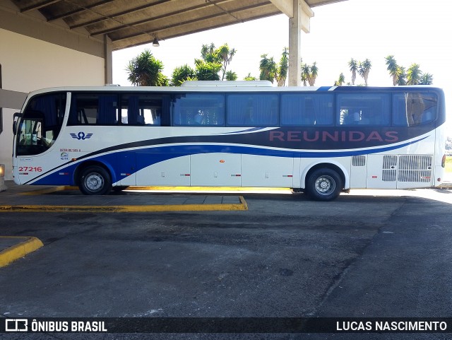 Reunidas Transportes Coletivos 27216 na cidade de Lages, Santa Catarina, Brasil, por LUCAS NASCIMENTO. Número da foto: #13010152.