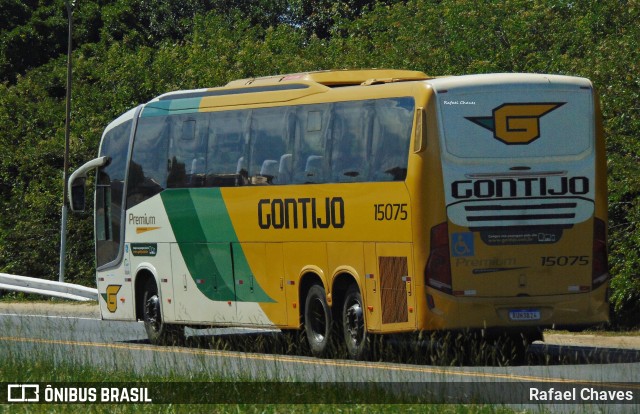 Empresa Gontijo de Transportes 15075 na cidade de Porto Seguro, Bahia, Brasil, por Rafael Chaves. Número da foto: #13010746.
