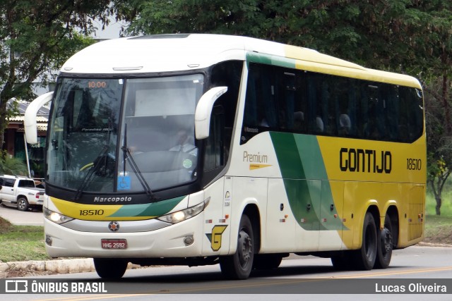 Empresa Gontijo de Transportes 18510 na cidade de Muriaé, Minas Gerais, Brasil, por Lucas Oliveira. Número da foto: #13010310.