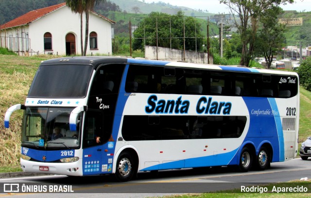 Viação Santa Clara Transporte e Turismo 2012 na cidade de Aparecida, São Paulo, Brasil, por Rodrigo  Aparecido. Número da foto: #13009767.