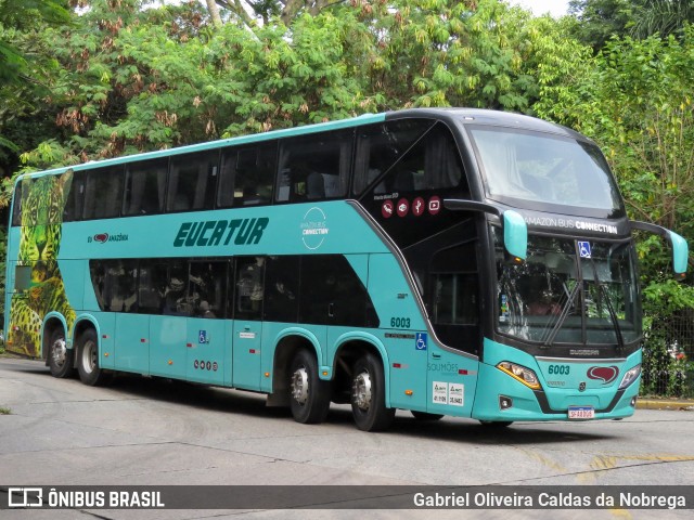 Eucatur - Empresa União Cascavel de Transportes e Turismo 6003 na cidade de São Paulo, São Paulo, Brasil, por Gabriel Oliveira Caldas da Nobrega. Número da foto: #13009095.