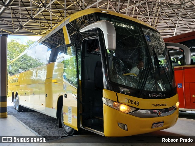 Viação Nova Itapemirim 20646 na cidade de São José dos Campos, São Paulo, Brasil, por Robson Prado. Número da foto: #13011192.