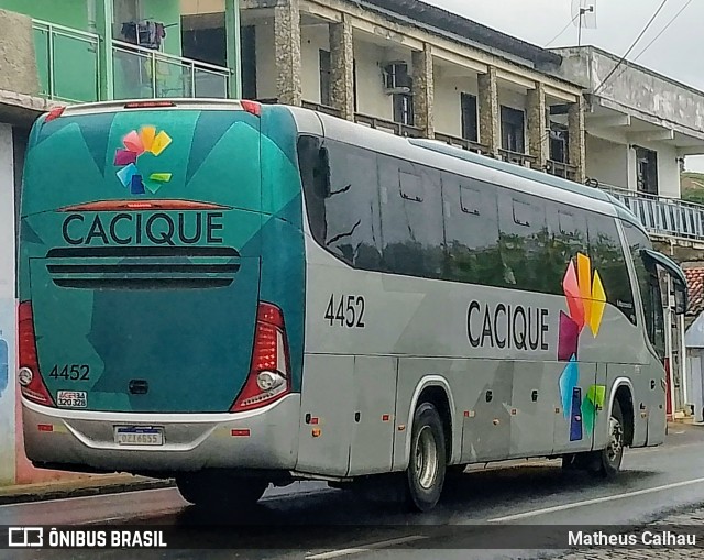 Cacique Transportes 4452 na cidade de Laje, Bahia, Brasil, por Matheus Calhau. Número da foto: #13009483.