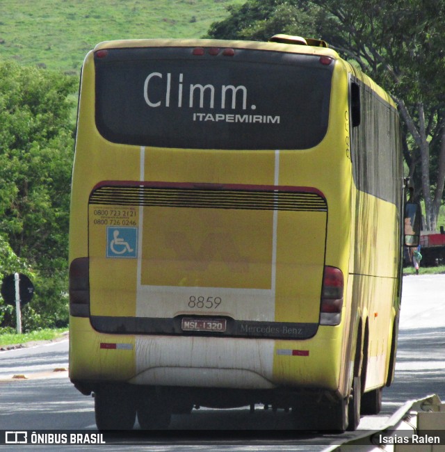 Viação Itapemirim 8859 na cidade de Santos Dumont, Minas Gerais, Brasil, por Isaias Ralen. Número da foto: #13010027.