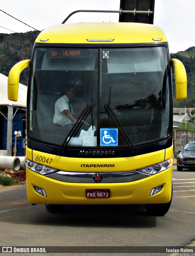 Viação Itapemirim 60047 na cidade de Juiz de Fora, Minas Gerais, Brasil, por Isaias Ralen. Número da foto: #13010042.