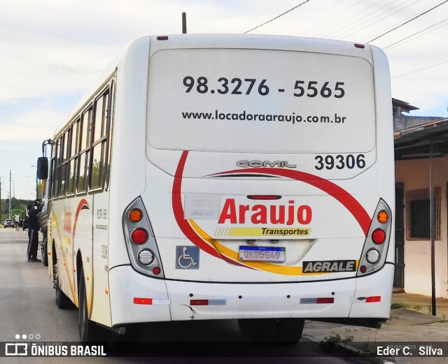 Araujo Transportes 39306 na cidade de Aracaju, Sergipe, Brasil, por Eder C.  Silva. Número da foto: #13009952.