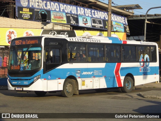 Auto Viação Jabour D86171 na cidade de Rio de Janeiro, Rio de Janeiro, Brasil, por Gabriel Petersen Gomes. Número da foto: #13010928.