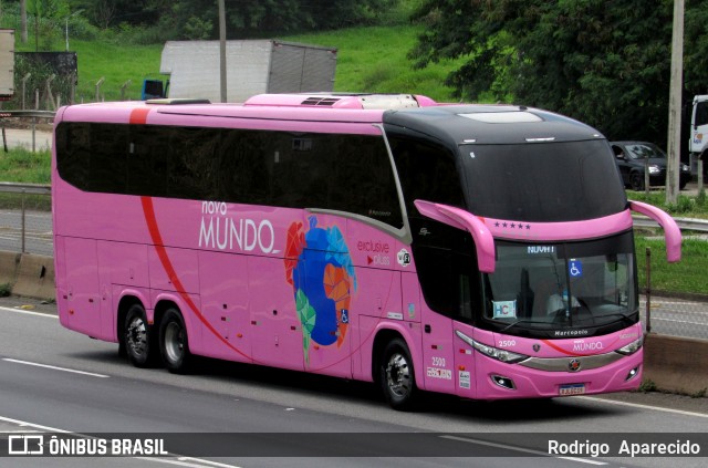 Nova América Turismo 2500 na cidade de Aparecida, São Paulo, Brasil, por Rodrigo  Aparecido. Número da foto: #13009779.