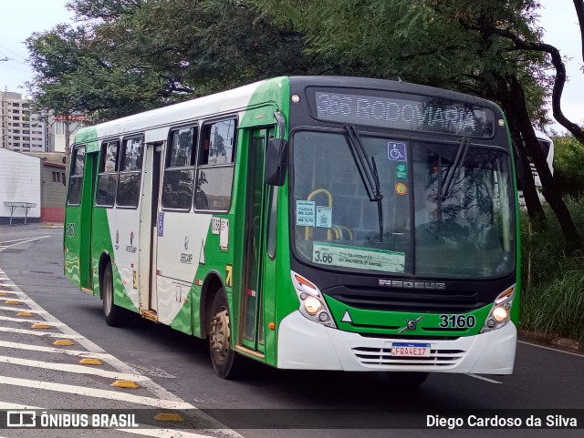VB Transportes e Turismo 3160 na cidade de Campinas, São Paulo, Brasil, por Diego Cardoso da Silva. Número da foto: #13008858.