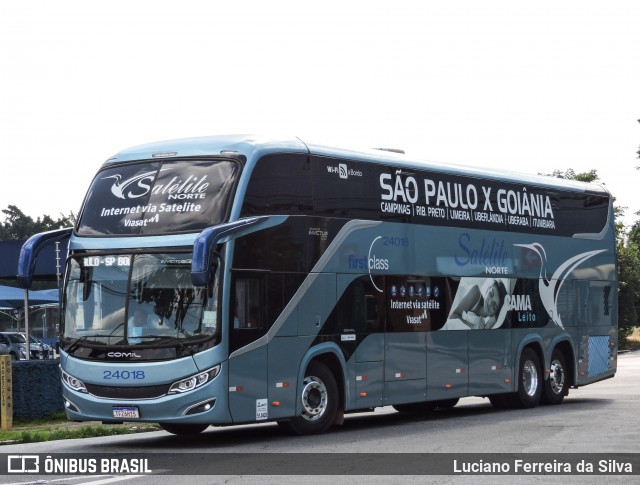 Expresso Satélite Norte 24018 na cidade de São Paulo, São Paulo, Brasil, por Luciano Ferreira da Silva. Número da foto: #13010070.