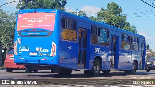 SOGAL - Sociedade de Ônibus Gaúcha Ltda. 80 na cidade de Canoas, Rio Grande do Sul, Brasil, por Max Ramos. Número da foto: #13009192.