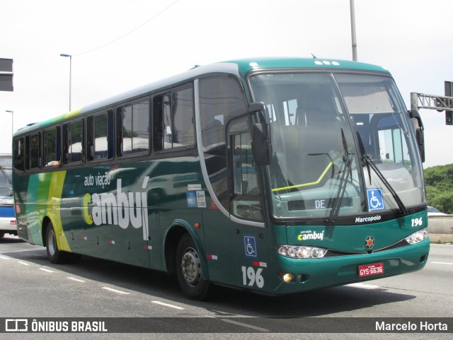 Auto Viação Cambuí 196 na cidade de São Paulo, São Paulo, Brasil, por Marcelo Horta. Número da foto: #13009005.