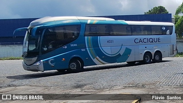 Cacique Transportes 4031 na cidade de Cruz das Almas, Bahia, Brasil, por Flávio  Santos. Número da foto: #13010459.