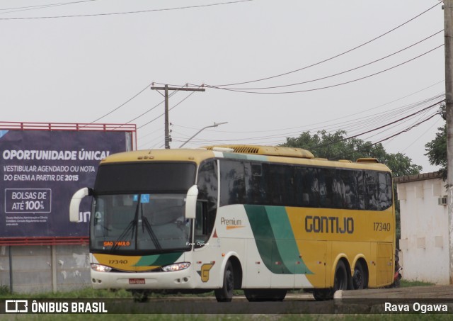 Empresa Gontijo de Transportes 17340 na cidade de Vitória da Conquista, Bahia, Brasil, por Rava Ogawa. Número da foto: #13010509.