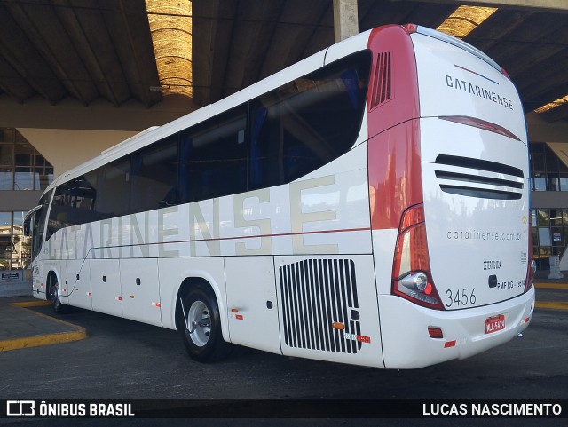 Auto Viação Catarinense 3456 na cidade de Lages, Santa Catarina, Brasil, por LUCAS NASCIMENTO. Número da foto: #13010324.