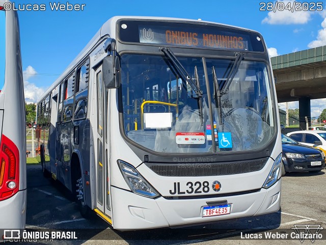 Expresso Azul JL328 na cidade de Curitiba, Paraná, Brasil, por Lucas Weber Calizario. Número da foto: #13059774.