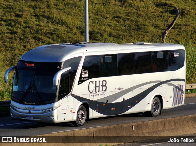 Chimbitur - CHB Comércio Transporte e Turismo RJ 812.006 na cidade de Canas, São Paulo, Brasil, por João Felipe. Número da foto: #13060676.