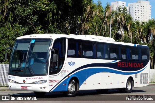 Reunidas Transportes Coletivos 26240 na cidade de Curitiba, Paraná, Brasil, por Francisco Ivano. Número da foto: #13062310.