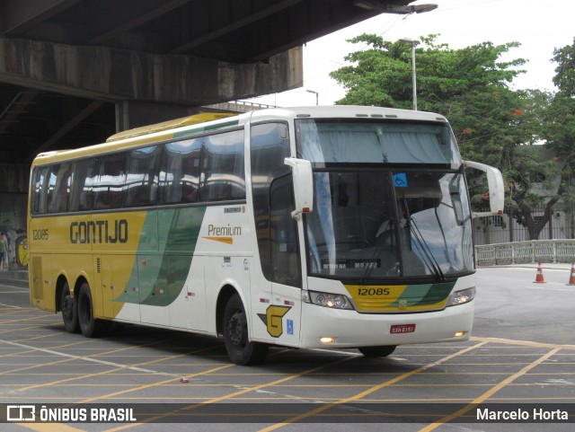 Empresa Gontijo de Transportes 12085 na cidade de Rio de Janeiro, Rio de Janeiro, Brasil, por Marcelo Horta. Número da foto: #13060082.