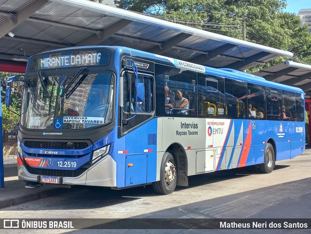 Auto Viação Bragança Metropolitana > Viação Raposo Tavares 12.2519 na cidade de São Paulo, São Paulo, Brasil, por Matheus Neri dos Santos. Número da foto: #13060109.