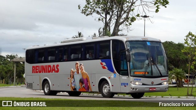 Reunidas Transportes Coletivos 27219 na cidade de Florianópolis, Santa Catarina, Brasil, por Francisco Ivano. Número da foto: #13062004.