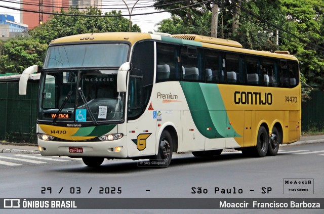 Empresa Gontijo de Transportes 14470 na cidade de São Paulo, São Paulo, Brasil, por Moaccir  Francisco Barboza. Número da foto: #13060453.
