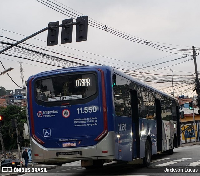 Viação Pirajuçara 11.550 na cidade de Taboão da Serra, São Paulo, Brasil, por Jackson Lucas. Número da foto: #13059372.