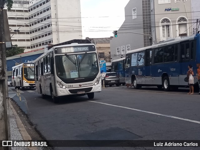 Borborema Imperial Transportes 244 na cidade de Recife, Pernambuco, Brasil, por Luiz Adriano Carlos. Número da foto: #13059484.