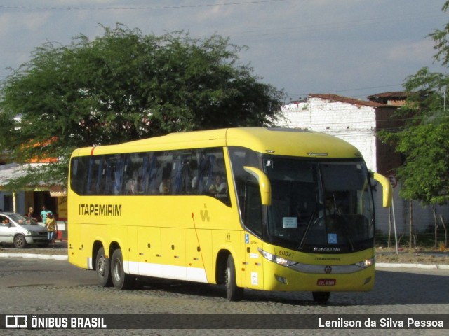 Viação Itapemirim 60041 na cidade de Caruaru, Pernambuco, Brasil, por Lenilson da Silva Pessoa. Número da foto: #13060881.