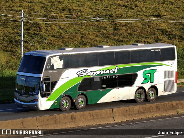 Samuel Transporte Turismo 1100 na cidade de Canas, São Paulo, Brasil, por João Felipe. Número da foto: #13060541.