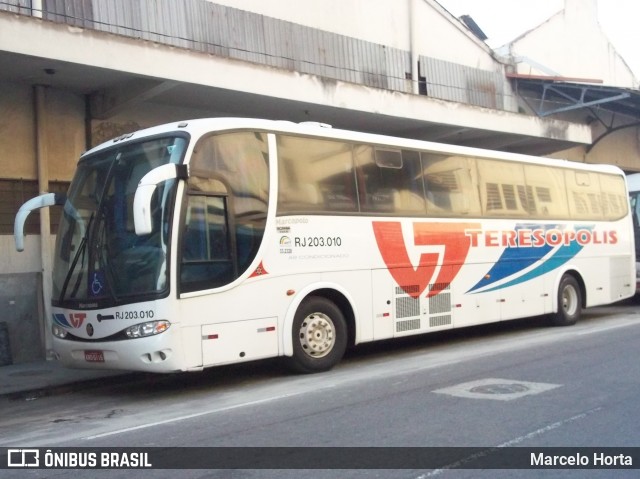 Viação Teresópolis RJ 203.010 na cidade de Rio de Janeiro, Rio de Janeiro, Brasil, por Marcelo Horta. Número da foto: #13059870.