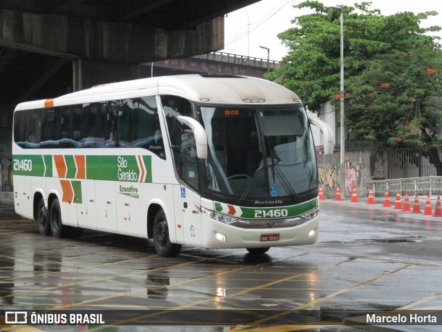 Cia. São Geraldo de Viação 21460 na cidade de Rio de Janeiro, Rio de Janeiro, Brasil, por Marcelo Horta. Número da foto: #13060096.