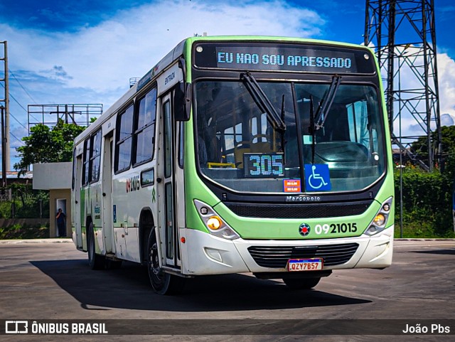 Auto Ônibus Líder 0921015 na cidade de Manaus, Amazonas, Brasil, por João Pbs. Número da foto: #13062115.