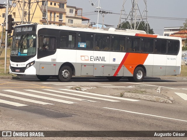 Evanil Transportes e Turismo RJ 132.079 na cidade de Nova Iguaçu, Rio de Janeiro, Brasil, por Augusto César. Número da foto: #13060525.