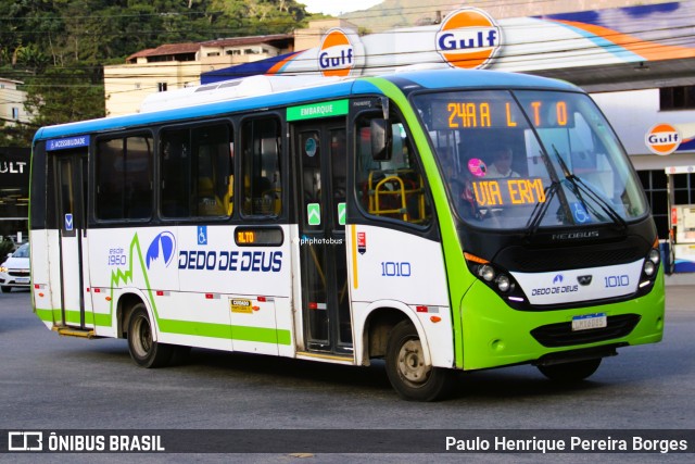 Viação Dedo de Deus 1010 na cidade de Teresópolis, Rio de Janeiro, Brasil, por Paulo Henrique Pereira Borges. Número da foto: #13061837.