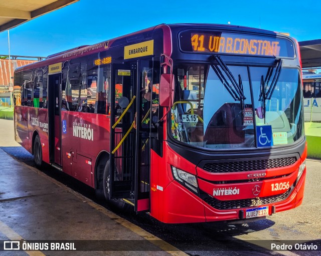 Auto Ônibus Brasília 1.3.056 na cidade de Niterói, Rio de Janeiro, Brasil, por Pedro Otávio. Número da foto: #13059443.