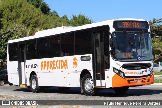 VINSAL - Viação Nossa Senhora Aparecida RJ 187.029 na cidade de Barra do Piraí, Rio de Janeiro, Brasil, por Paulo Henrique Pereira Borges. Número da foto: #13061961.