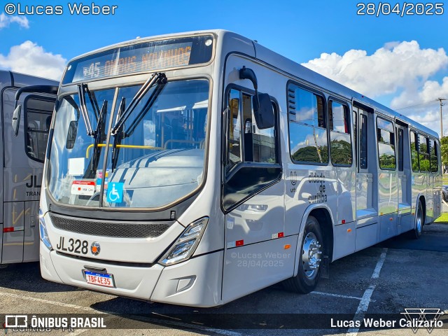 Expresso Azul JL328 na cidade de Curitiba, Paraná, Brasil, por Lucas Weber Calizario. Número da foto: #13059768.