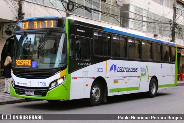 Viação Dedo de Deus 1031 na cidade de Teresópolis, Rio de Janeiro, Brasil, por Paulo Henrique Pereira Borges. Número da foto: #13061847.