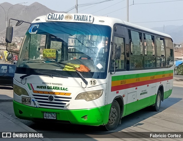 Empresa de Transportes y Servicios Nueva Galaxia S.A. 15 na cidade de Villa El Salvador, Lima, Lima Metropolitana, Peru, por Fabricio Cortez. Número da foto: #13060330.